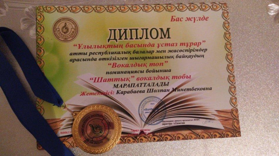 Республикалық байқау нәтижелері