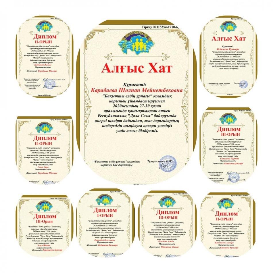 Бақытты елдің ұрпағы